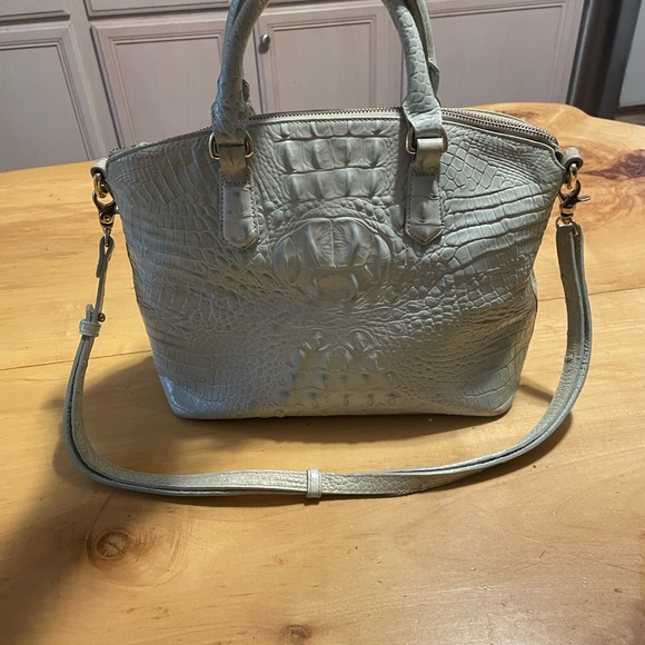 Brahmin Seafoam Ombré Crocodile-Embossed Bag - Picture 2 of 5